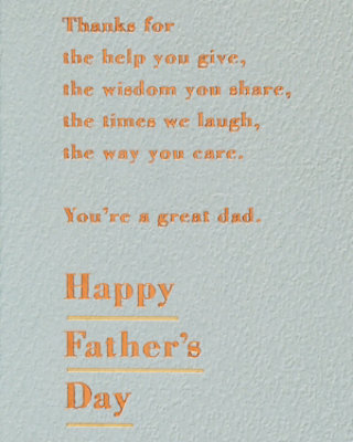 American Greetings Great Dad Father's Day Card - Each - Image 2