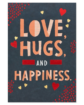 American Greetings Love, Hugs, and Happiness Valentine's Day Card - Each - Image 5