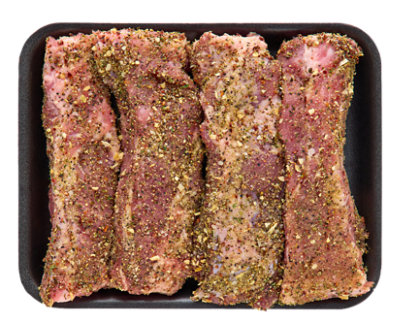Pork Backribs Bnls California Garlic Medley Seasoning - LB - Image 1