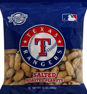 Texas Rangers Salted In-shell PEachnuts - 12 Oz - Image 2