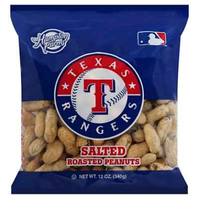 Texas Rangers Salted In-shell PEachnuts - 12 Oz - Image 1