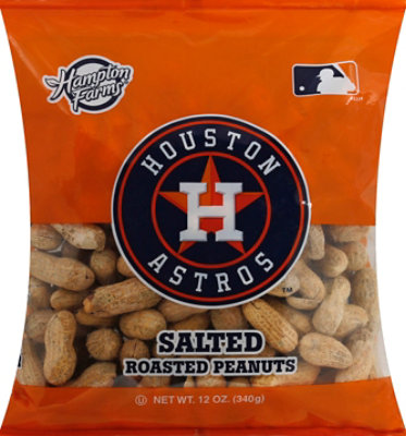 Houston Astros Salted In-shell PEachnuts - 12 Oz - Image 2
