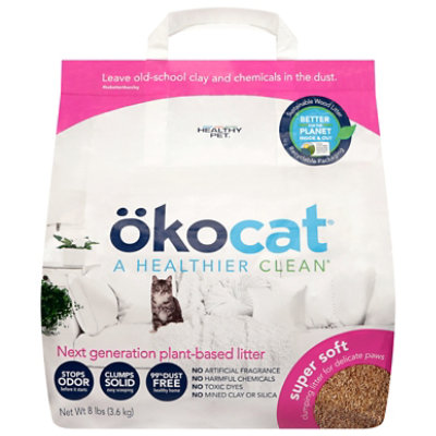 Okocat Super Soft Wood Clumping Litter - 8 Lb - Image 2