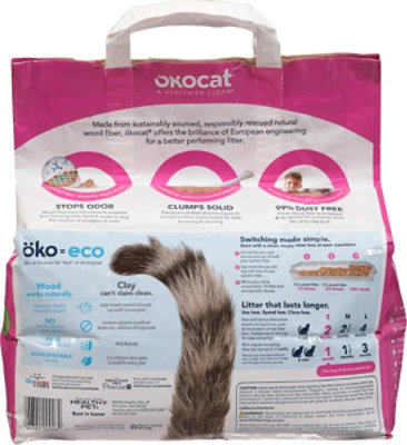 Okocat Super Soft Wood Clumping Litter - 8 Lb - Image 3