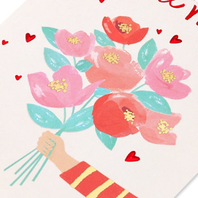 American Greetings I'm Yours You're Mine Flower Bouquet Valentine's Day Card - Each - Image 4