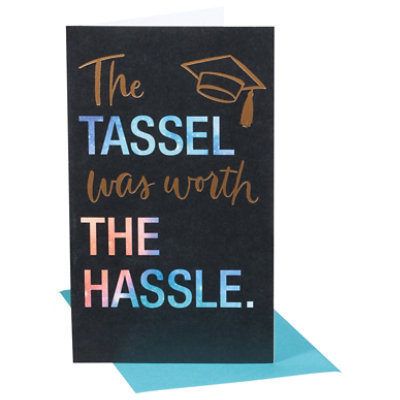 American Greetings Tassel Worth the Hassle Graduation Card - Each - Image 3