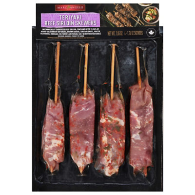 Marcangelo Teriyaki Beef Skewers - 7.05 Oz - Image 1