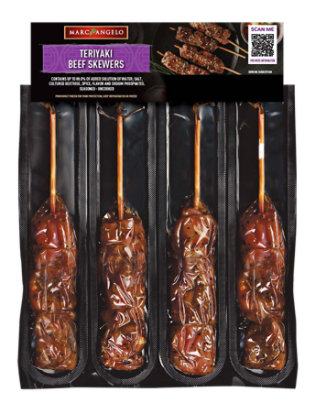 Marcangelo Teriyaki Beef Skewers - 7.05 Oz - Image 1