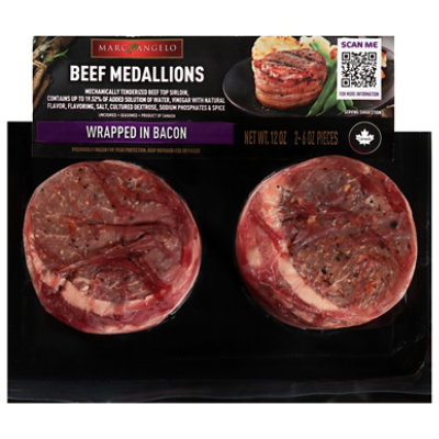 Marcangelo Bacon Wrapped Beef Medallions - 11.99 Oz - Image 2