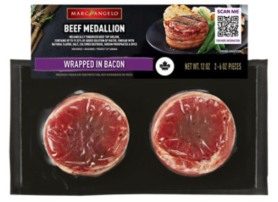 Marcangelo Bacon Wrapped Beef Medallions - 11.99 Oz - Image 1