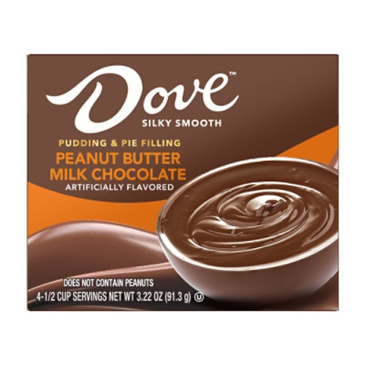 Dove Peanut Butter Milk Chocolate Pudding & Pie Filling - 3.22 Oz - Image 1