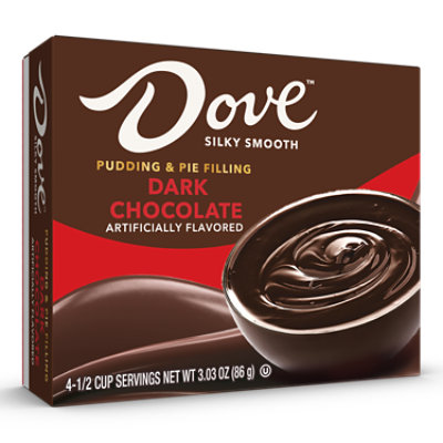 Dove Dark Chocolate Pudding & Pie Filling - 3.03 Oz - Image 1