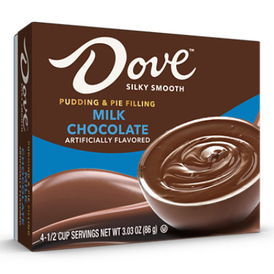Dove Milk Chocolate Pudding And Pie Filling - 3.03 Oz