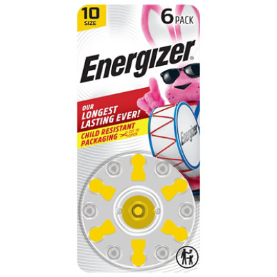 Energizer Hearing Aid Zinc Air 10 Batteries - 6 Count - Image 3