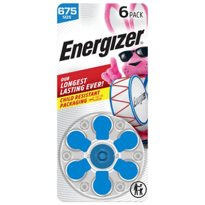 Energizer Hearing Aid Zinc Air 675 Batteries - 6 Count - Image 3