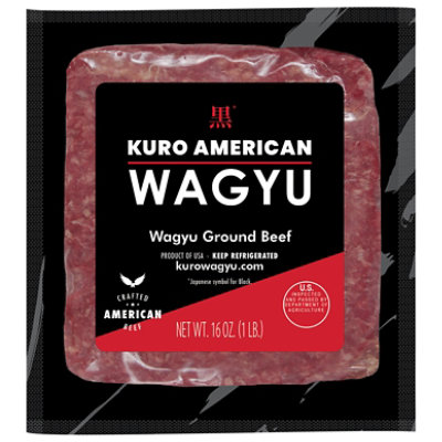 Kuro American Wagyu Ground Beef - 16 Oz - carrsqc