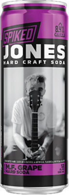 Spiked Jones Mf Grape Hard Soda In Cans - 19.2 Fl. Oz. - Image 1