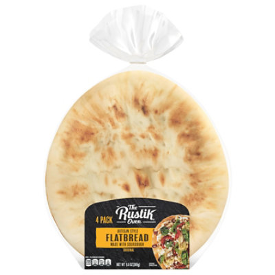 The Rustik Oven Artisan Style Original Sourdough Flatbread - 4 - 9.5 Oz - Image 4