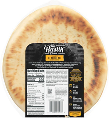 The Rustik Oven Artisan Style Original Sourdough Flatbread - 4 - 9.5 Oz - Image 8