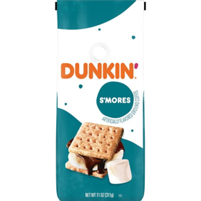Dunkin 11 Ounce Caffeinated Ground Smores - 11 Oz - Image 1