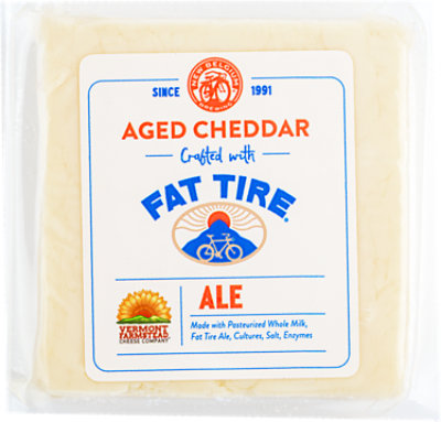 Vermont Farmstead Cheese Co Cheese Cheddar Fat Tire Alehs - 7 Oz - Image 1