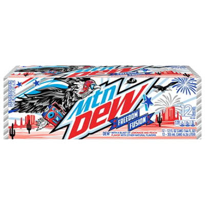 Mtn Dew Freedom Fusion 12 Count - 12 Fl. Oz. - Image 3