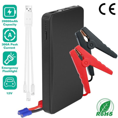 Eggracks by Global Phoenix 12V Car Jumper Starter - 20000mAh - Never be stranded again! - Image 1