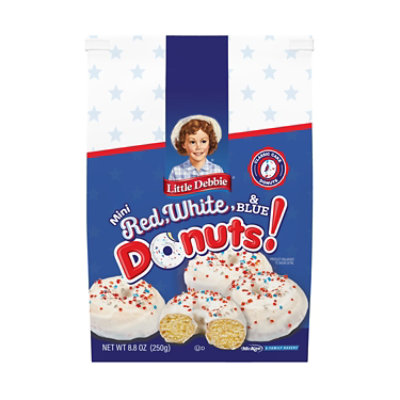 Little Debbie Red White And Blue Mini Donuts - 8.8 OZ - Image 2