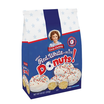 Little Debbie Red White And Blue Mini Donuts - 8.8 OZ - Image 1