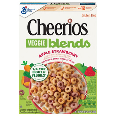 Cheerios Veggie Blends Strawberry Apple Cereal - 10.6 Oz - Image 3