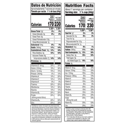 Cheerios Veggie Blends Blueberry Banana Breakfast Cereal - 10.6 Oz - Image 3