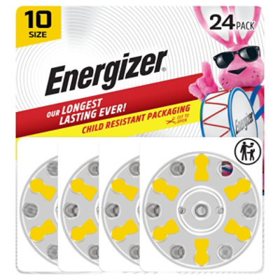 Energizer Hearing Aid Zinc Air 10 Batteries - 24 Pack - 24 CT - Image 2