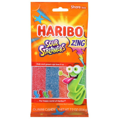 Haribo Sour Streamers - 7.2 Oz - Image 1