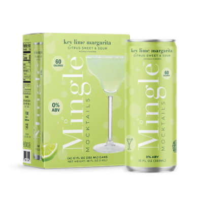 Mingle Mocktails Key Lime Margarita - 4-12 Fl.Oz. - Image 1