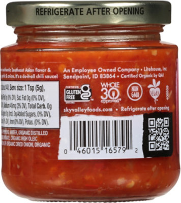 Sky Valley Sambal Oelek Chili Pst Hot Gf - 7 Oz - Image 6