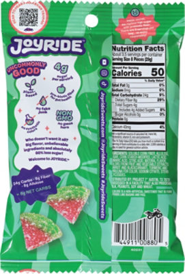 Joyride Low Sugar Sour Watermelon Wedges Peg Bag - 3.5 Oz - Image 6