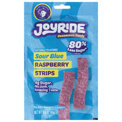 Joyride Blue raspberry Strips Pegs Bag - 3.5 Oz - Image 1