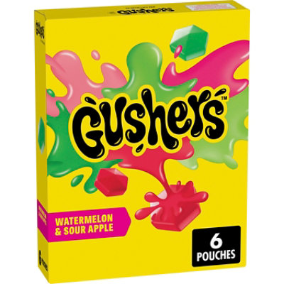 Gushers Sour Fruit Flavored Snacks 6 Count - 4.8 Oz - Image 2