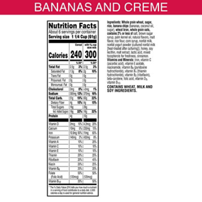 Kelloggs Special K Cereal Banana Cream 13.1oz - 13.1 OZ - Image 4