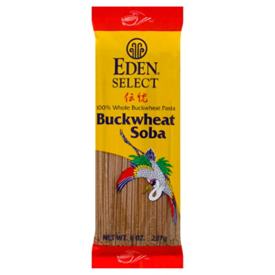 Eden Foods Soba, 100% Buckwheat - 8 Oz - Image 1