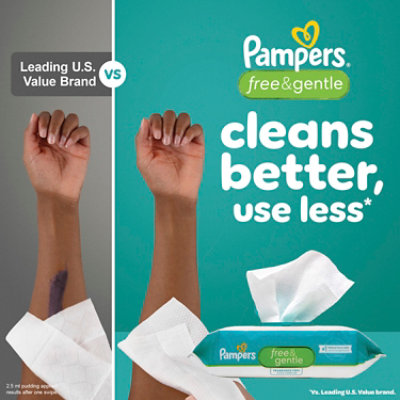 Pampers Free And Gentle 8x Ff Baby Wipes - 624Count - Image 4