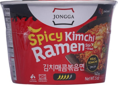 Jongga Spicy Kimchi Ramen Stir Fry - 5 Oz - Image 6