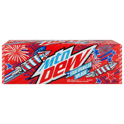 Mountain Dew Star Spangled Splash - 12-12 Oz - Image 3