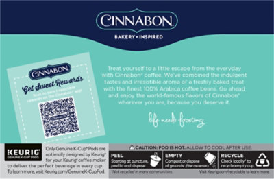 Cinnabon Classic Cinnamon Roll Coffee, 10ct - 10 CT - Image 5