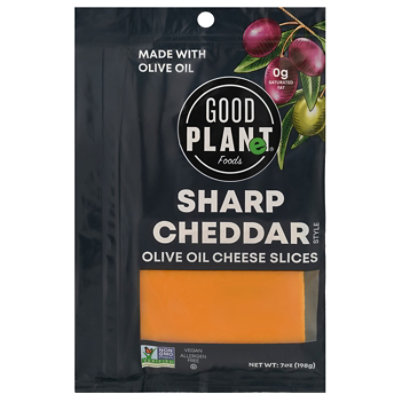 Good Planet Sharp Cheddar Slices, Olive Oil Cheese - 7 Oz - Image 3