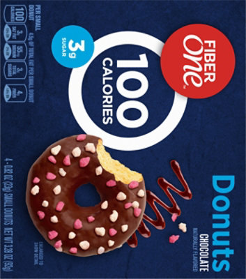 Fiber One Chocolate Donuts - 4 Count - Image 6
