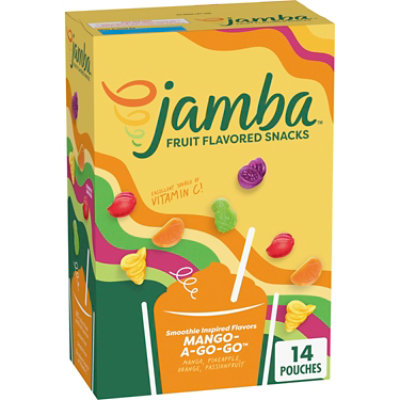 General Mills Jamba Smoothie Inspired Mango-a-go-go Fruit Flavored Snacks - 14 Count - Image 2