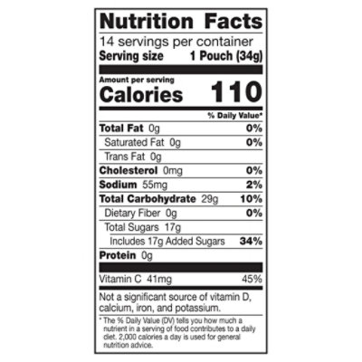 General Mills Jamba Smoothie Inspired Strawberry Surf Rider Fruit Flavored Snacks - 14 Count - Image 3