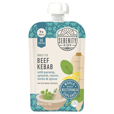 Serenity Kids  Beef Kebab W/veg - 3.5 Oz - Image 2