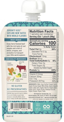 Serenity Kids  Beef Kebab W/veg - 3.5 Oz - Image 6